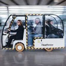 PRM Buggy at Heathrow Airport